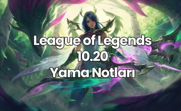 League of Legends 10.20 Yama Notları